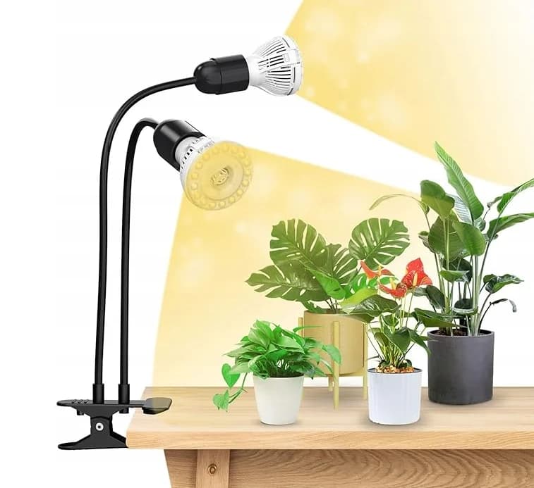 2x lampa stojąca do uprawy roślin SANSI 20W biała, jedna żarówka w zestawie 2x lampa stojąca do uprawy roślin SANSI 20W biała, jedna żarówka w zestawie - Sansi Oświetlenie do uprawy roślin