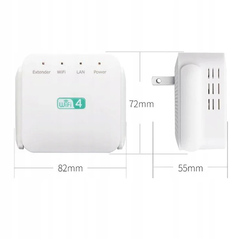 300Mbps wifi Repeater Range Extender wireless wTYCZKA uk plus adapter eu 300Mbps wifi Repeater Range Extender wireless wTYCZKA uk plus adapter eu - Urządzenia sieciowe