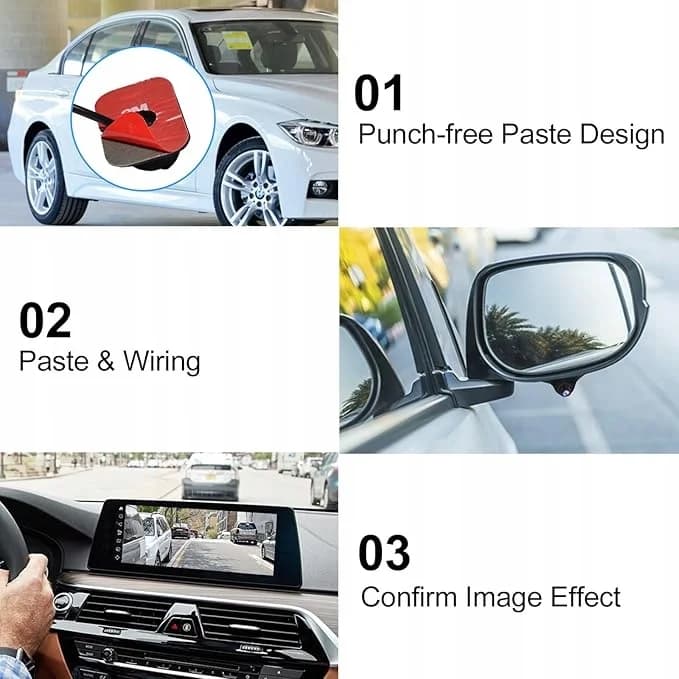 Kamera cofania tylna boczna obrotowa PARKVISION PJ-180SW Kamera cofania tylna boczna obrotowa PARKVISION PJ-180SW - Czujniki i kamery cofania