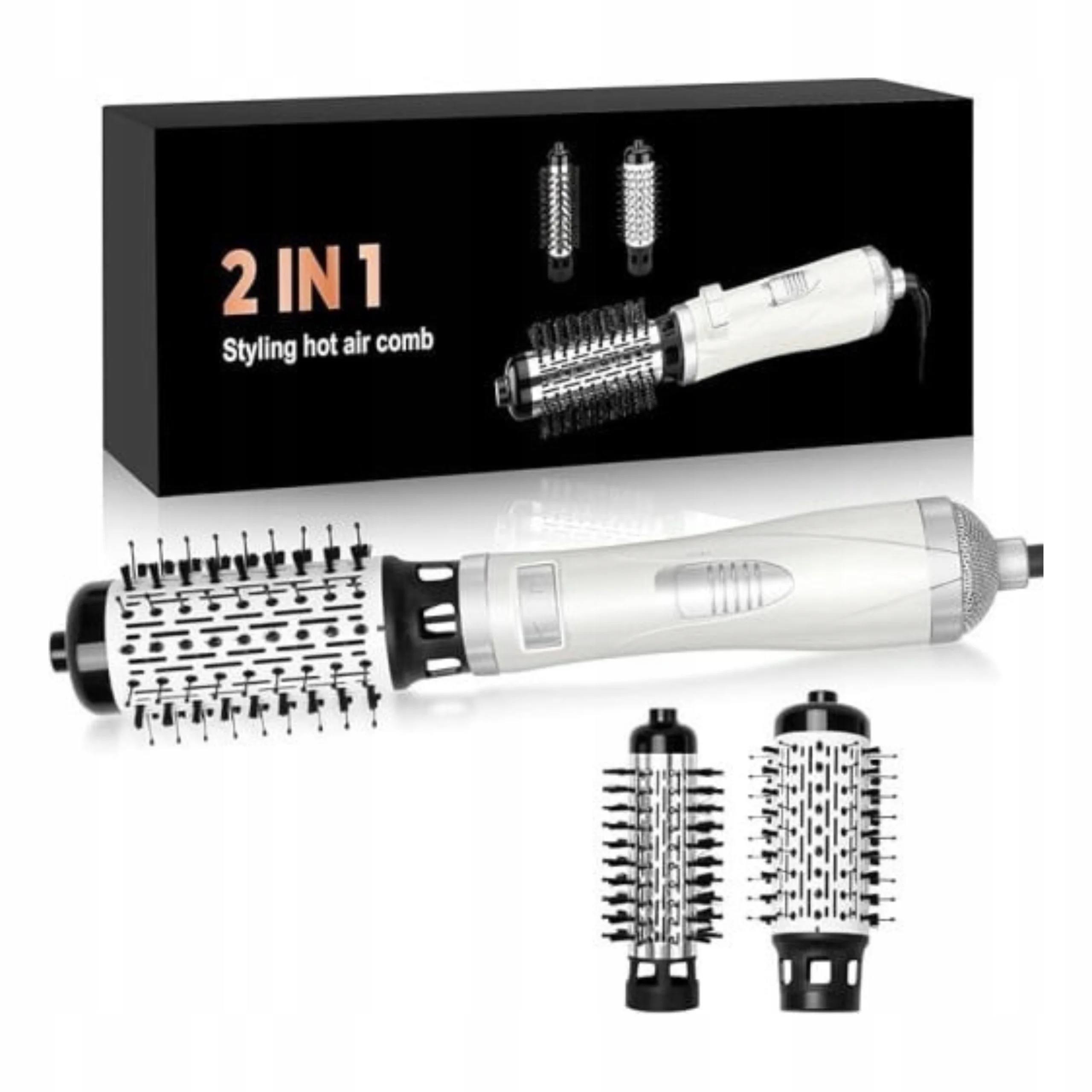 Atopskins Hair Styler szczotka do stylizacji włosów wtyczka uk +adapter eu Atopskins Hair Styler szczotka do stylizacji włosów wtyczka uk +adapter eu - Suszarki do włosów