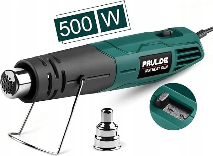 PRULDE MINI OPALARKA RĘCZNA 500 W DO 450 C Wtyczka UK+ADAPTER EU PRULDE MINI OPALARKA RĘCZNA 500 W DO 450 C Wtyczka UK+ADAPTER EU - Opalarki
