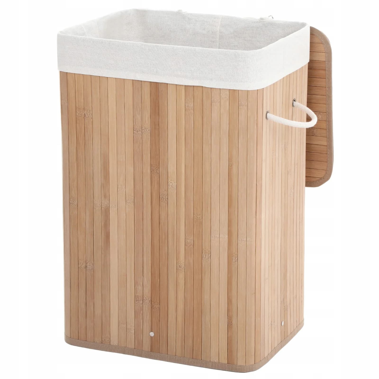 Kosz wolnostojący na pranie Songmics 72l brązowy Kosz wolnostojący na pranie Songmics 72l brązowy - Songmics Kosze i pojemniki na pranie